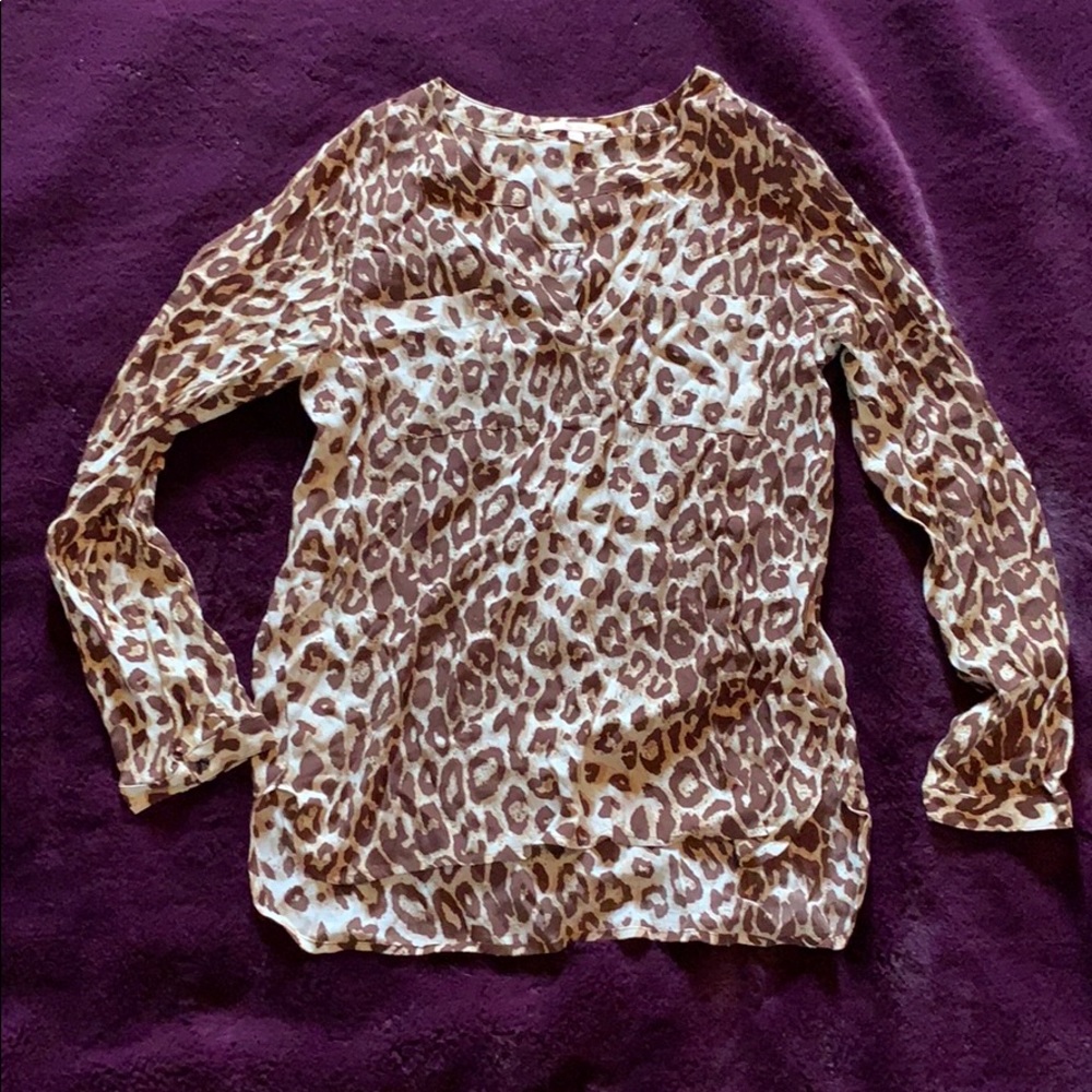 Leopard Print Blouse
